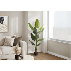 Sapphtopaz Artificial Plant with Pot, Greenery, Real Touch, Room Decor for Home Office Foyer Porch - 1 of 4