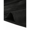 Allegra K Women's Faux Suede High Waist Belted Midi Slit Pencil Skirt - 4 of 4