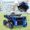 12V Ride On Dump Truck for Kids, Electric Construction Car with Remote, Dump Bed, Shovel, Music Player, Outdoor Toy - 2 of 4