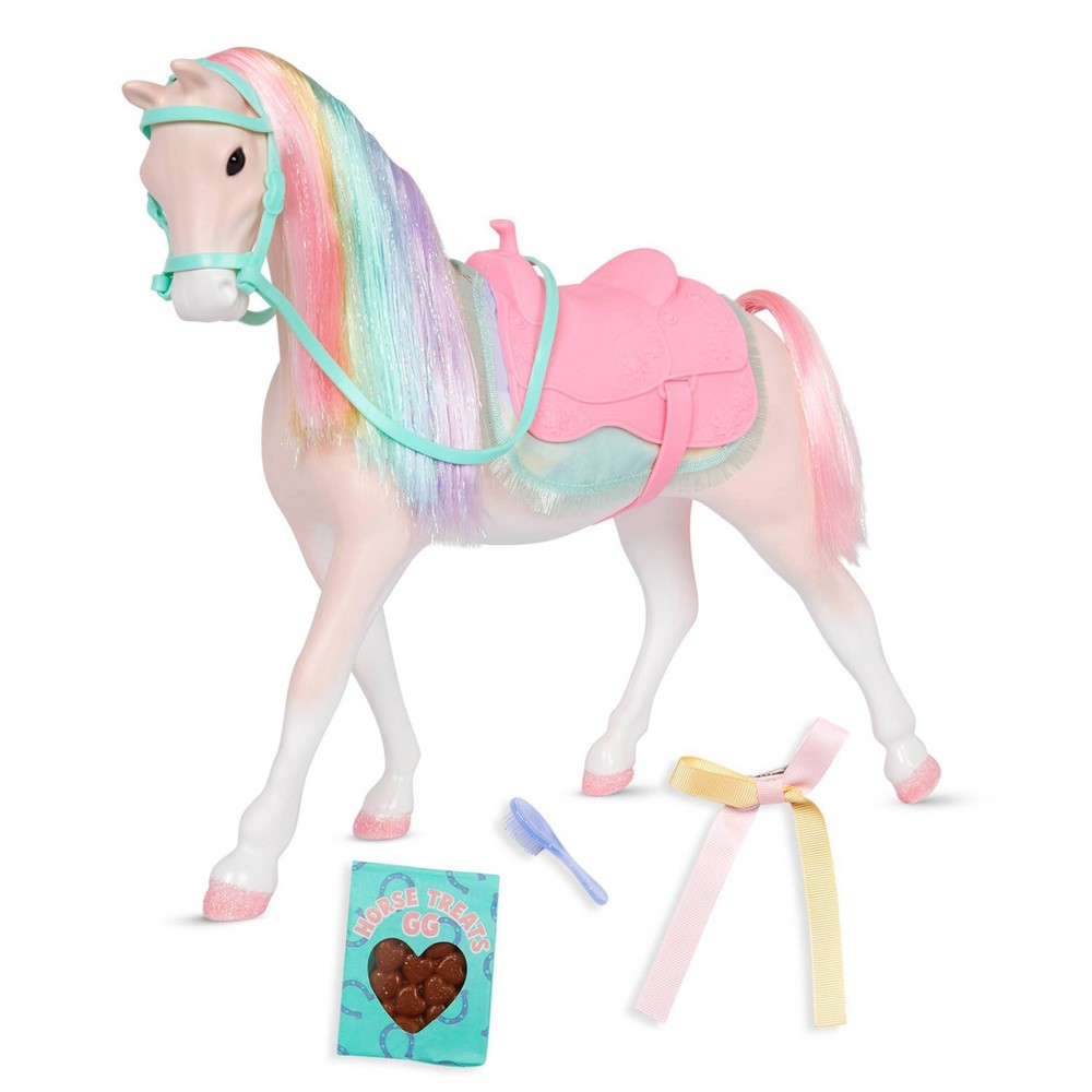 Photos - Soft Toy Glitter Girls Rainbow Horse with Accessories Twinkle 14"