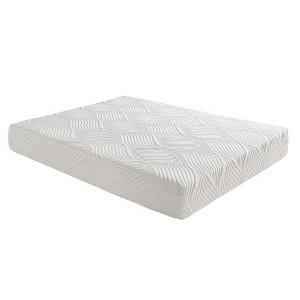 MAXZZZ 10-inch Full Size Bed Mattress Gel-Infused Memory Foam Mattress, Firm, White, Mattress in a Box - 1 of 1