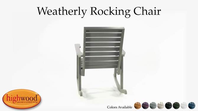Weatherly Rocking Patio Chair - highwood, 2 of 6, play video