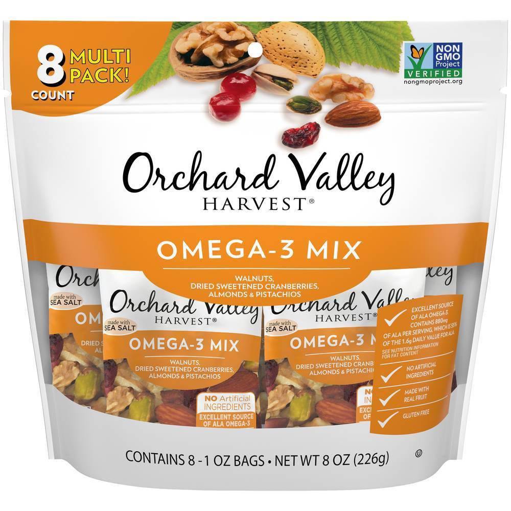 UPC 824295136813 product image for JBSS Orchard Valley Harvest Omega-3 Mix - 8oz | upcitemdb.com