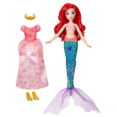 ariel mermaid to princess doll
