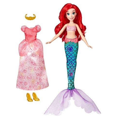 Disney The Little Mermaid Ariel And Sisters Small Doll Set With 7 Mermaid  Dolls : Target