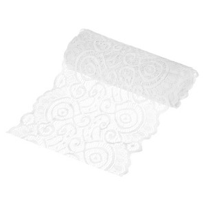 Unique Bargains Elastic Lace Fabric Ribbon Stretchy Trim Pattern for Bridal Wedding 1 Pc - 1 of 4