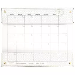 20"x16" Glass Dry Erase Calendar - Sugar Paper Essentials