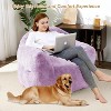 39" Bean Bag Chairs for Adults Kids, Soft Beanbag Sofa Chair High-Density Foam Filled Cozy Bean Bag Couch with Armrests for Living Room Bedroom - 4 of 4