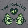 Mens You Complete Me Avocado T Shirt Funny Valentines Day Couple Graphic Tee - Crazy Dog Men's T Shirt - 2 of 4