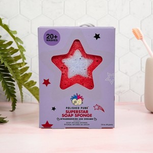 Superstar Soap Infused Sponge in Strawberries and Dreams - 1 of 3