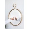 Sapphtopaz Circle Bathroom Wall Mirror, Accent Vanity Mirror with Metal Frame, Bathroom Mirrors for Over Sink,Bedroom,Entryway,Living Room - 4 of 4