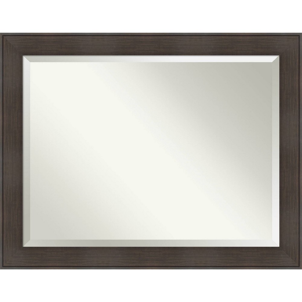 Photos - Wall Mirror 46" x 36" William Framed Bathroom Vanity  Espresso - Amanti Art