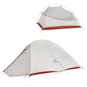 Naturehike Cloud-Up 3 Person Lightweight Backpacking Tent with Footprint - 3 Season Free Standing Dome Camping Hiking Waterproof Backpack Tents - 1 of 4