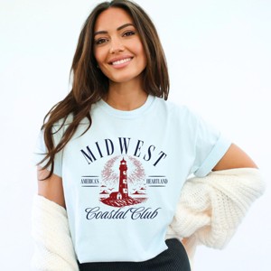 Simply Sage Market Midwest Coastal Club Garment Dyed Tee - 1 of 4