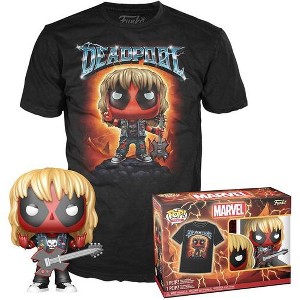 Funko - FUNKO POP! & Tee: Deadpool- Heavy Metal - XL - 1 of 3