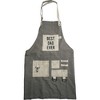 Pavilion Gift Company - Best Dad - Canvas Grilling Apron - Kitchen Textiles - 4 of 4