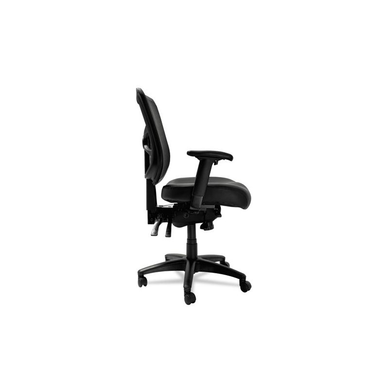 Alera Alera Elusion Series Mesh Mid-Back Multifunction Chair, Supports Up to 275 lb, 17.7" to 21.4" Seat Height, Black Model No ALEEL4215, 3 of 8