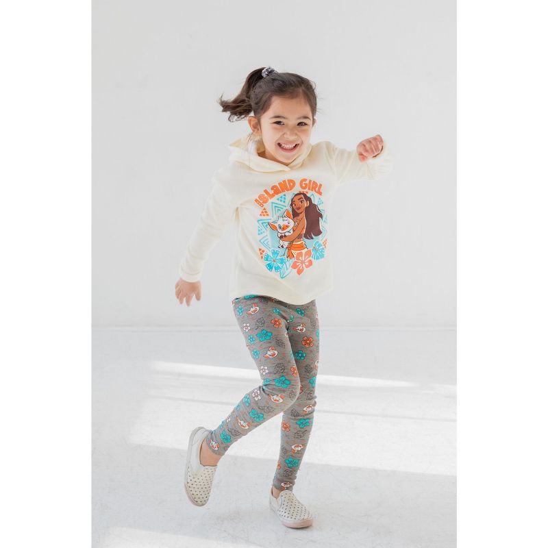 Disney Moana Hoodie and Leggings Outfit Set, 4 of 9