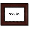 PosterPalooza | Photo Size Distressed Brown Picture Frame - UV Acrylic, Foam Board Backing, Hanging Hardware - 2 of 4