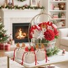 5 Pcs Christmas Drawstring Candy Bags Multi-purpose Velvet Pouches 2 Colors Christmas Candy Antlers Bag Xmas Wrapping Bags for Christmas Party - 4 of 4