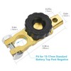 LotFancy Top Post Battery Master Disconnect Switch, 12V 24V Battery Kill Switch for Car Auto Truck Boat RV ATV Motorcycle - 2 of 4