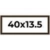 PosterPalooza | Panoramic Ornate Brown Picture Frame - UV Acrylic, Foam Board Backing, Hanging Hardware - 2 of 4