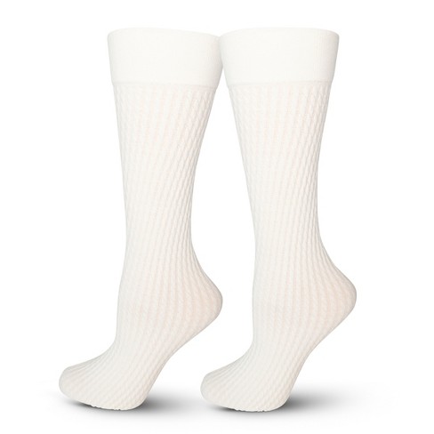 Lechery Women's Ribbed Knee-highs (1 Pair) - One Size, Vanilla : Target