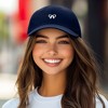 Dalix Bow Embroidered Coquette Cotton Summer Cute Outdoor Baseball Cap Dad Hat Womens - 3 of 4
