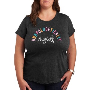 Women's - Instant Message - Unapologetically Myself Short Sleeve Graphic T-Shirt - 1 of 4