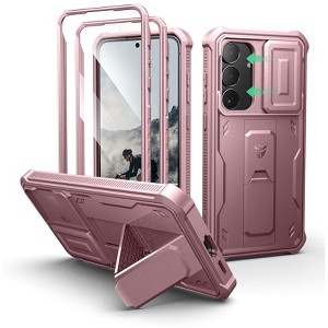 Dexnor for Samsung Galaxy S25 FE Case with Upgraded Slide Camera Cover & 2 Front Frames - 1 of 3