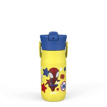 Zak Designs 14oz Stainless Steel Kids' Water Bottle with Antimicrobial Spout 'Disney Minnie Mouse