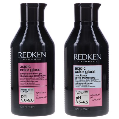 Redken Acidic Color Gloss Sulfate-Free Shampoo 10.1 oz & Acidic Color Gloss Conditioner 10.1 oz Combo Pack