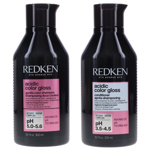 Redken Acidic Color Gloss Sulfate-Free Shampoo 10.1 oz & Acidic Color Gloss Conditioner 10.1 oz Combo Pack - 1 of 4