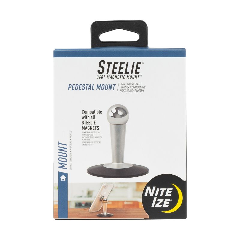 Nite Ize Steelie Original Tabletop Stand - Additional Pedestal Stand for Steelie Magnetic Phone and Tablet Mounting Systems, 1 of 7