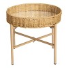 Kaplan Early Learning Washable Wicker Mirrored Table - 3 of 4