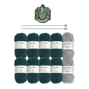 Eaglemoss Limited Eaglemoss Harry Potter Knit Craft Set Scarf Slytherin House - 1 of 3