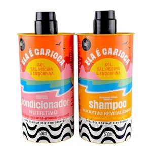 Lola Ela E Carioca Nourishing Repair Shampoo - (16.90 oz) & Conditioner - (16.90 oz) - Your Rio-Inspired Ritual for Healthy, Repair-Worthy Hair - 1 of 4