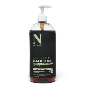 Dr. Natural Multi-Purpose Black Liquid Soap - Natural West African Body Wash - Gentle Hand Soap - Deep Moisturizer, Fights Acne - 32 oz - 1 of 4