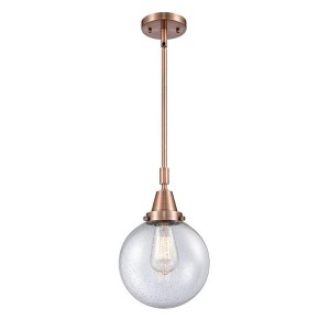 Beacon - 1 Light Stem Hung Mini Pendant In Industrial Style-12.63 Inches Tall and 8 Inches Wide - 1 of 1