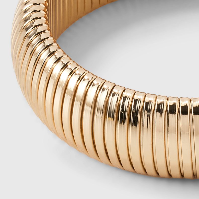 SUGARFIX by BaubleBar Chunky Gold Stretch Bracelet - Gold, 4 of 5