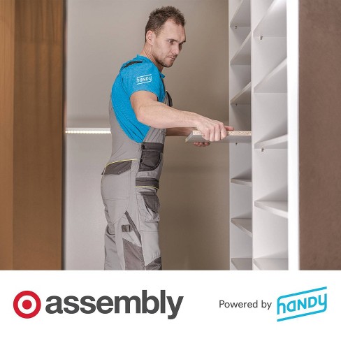 Bookcase Assembly Powered By Handy, Target 3 Shelf Bookcase Instructions