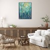 Amanti Art 32"x42" Stained Glass Forest I by Grace Popp Framed Canvas Wall Art Print: Modern Abstract Landscape - 4 of 4