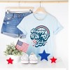 Simply Sage Market Women's Happy 4th Of July Rainbow Short Sleeve Graphic Tee - 3 of 4