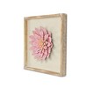 Cheung's Vita Framed Elegant Pink Flower on Brown Frame - 4 of 4