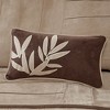 7 Pcs Elegant Casual Blocks Design Comforter Set,All Season Bedding Set,Cozy Home Textile fits Lux Bedroom Decor,Matching Bed Skirt,Decorative Pillows - 4 of 4