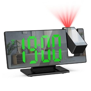 REGALWOVEN Dimmable LED Alarm Clock  Snooze Function 7.3"L x 1.9"W x 3.0"H 1 Pc - 1 of 4