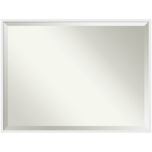 Amanti Art Incline Beveled Wood Framed Bathroom Vanity Wall Mirror - 1 of 4