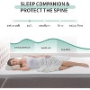 PDTEND 2 in. Gel Memory Foam Mattress Topper with Removable and Washable Cover - 4 of 4