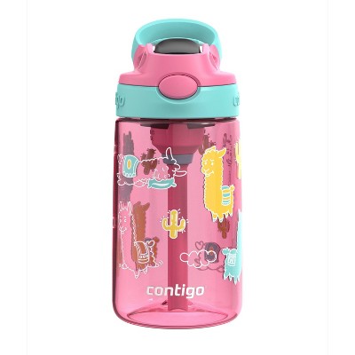 Contigo 14oz 2pk Plastic Cleanable Kids' Water Bottles Purple/pink : Target