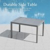 PAGED Outdoor Lounge Chair with Wheels and Side Table 5 Adjustable Position Patio Chair for Outside, Pool, Beach - 4 of 4